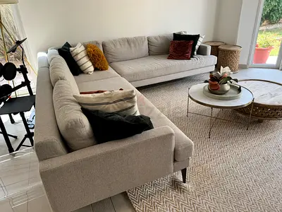 West Elm Corner Sofa Excellent condition