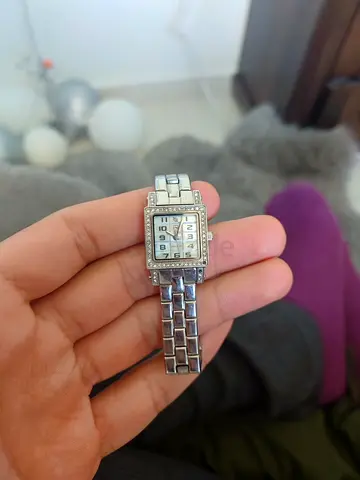 Anne Clark rectangle Diamond quartz