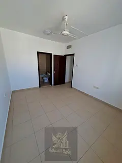 For annual rent in Sharjah Al Qulaya one bedroom and hall central AC central gas second tenant two b