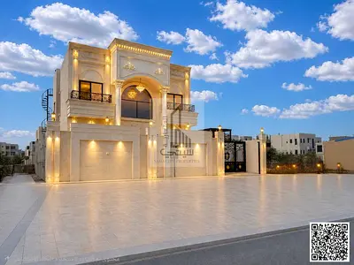 Classic Luxury Corner Villa for Sale – Corner Plot on Two Streets and a Lane Ajman – Al Helio 2
