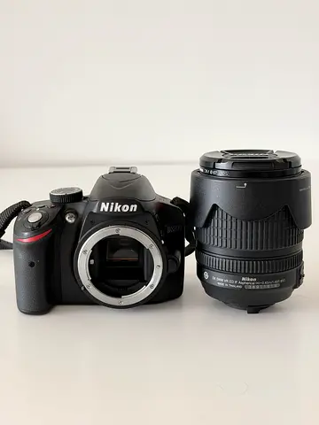 Nikon DSLR body with lens - used, good condition