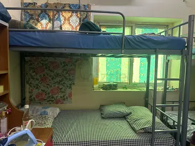 Metal Bunk Bed with Mattress - Used