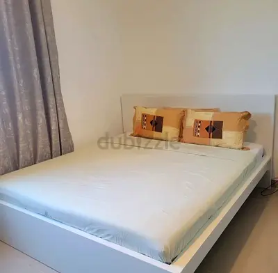 Ikea Queen size bed with mattress and storage drawers