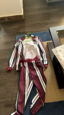 Striped two-piece tracksuit set - jacket and pants, size medium