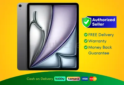 Apple iPad Air 13 inch - M2 Chip - WiFi - 128GB - Space Grey, A2898 | New | Warranty | FREE Delive