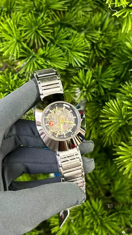 RADO Men's stainless steel skeleton automatic watch - silver bracelet