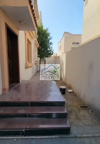 available away from fly zone private entrance / 4 bedroom all master/ private back lawn/maids room / 4 covered car parking space /for rent in mirdiff