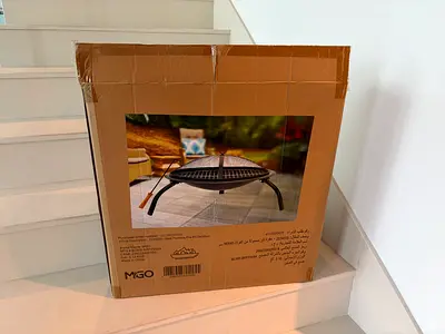 Outdoor and Camping Fire Pit 56 x 56 x 40 cm