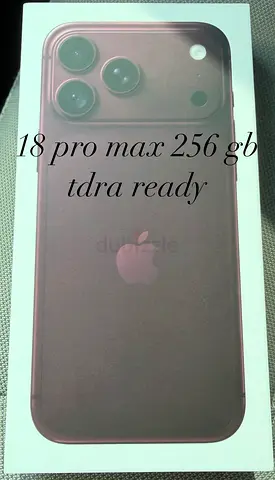 iPhone 18 pro max 256 tdra