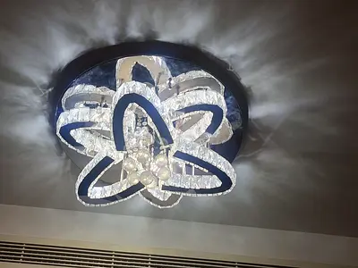 Fancy ceiling lights with remote control changeable to three vibrant colours. Ideal for living rooms