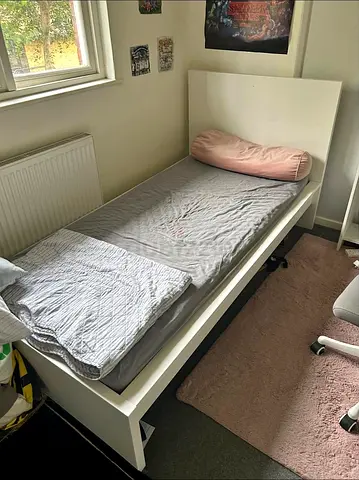 Ikea single size bed with mattress