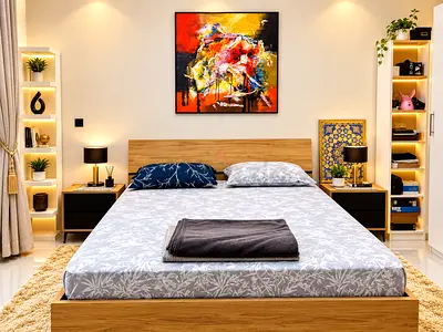 VILLA *Fully Furnished Private Room with Attached Bathroom for Rent + Cleaning & Maid Services*