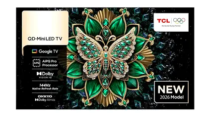 TCL 85 inch TV Smart QLED Mini LED TV - 4K - 144Hz- 1 Year Warranty