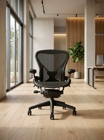 Used Herman Miller Aeron Size b in good condition