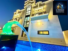 Own a villa for sale in Ajman at an attractive price and with no annual fees. First occupancy, freeh