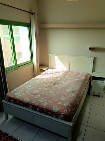 Bed for sale with mattress & side cabinets