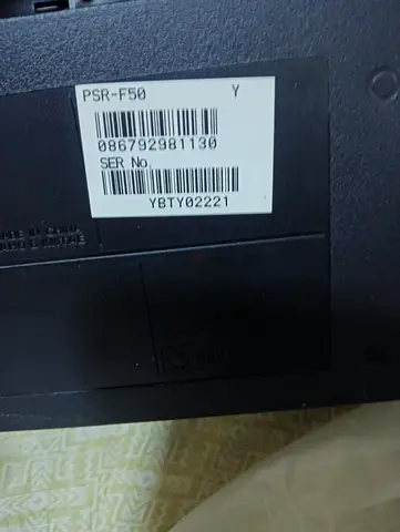 Yamaha PSR-F50 portable keyboard — used, working condition no charger available