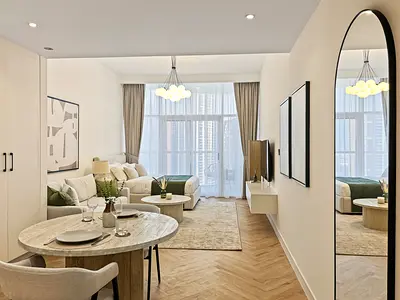 Spacious Brand-New Furnished Studio | Canal & Burj Khalifa Views | All Bills Included
