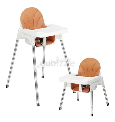 Convertible Baby High Chair to Low Seat – Removable Tray, Adjustable Height