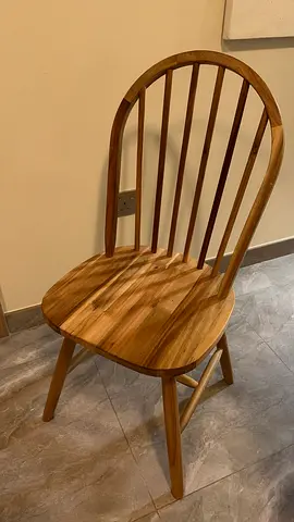 2x Solid Wood Dining/Kitchen Chair - Classic Spindle Back, Great Condition