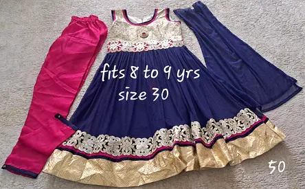 8 to 9 year girl cloths