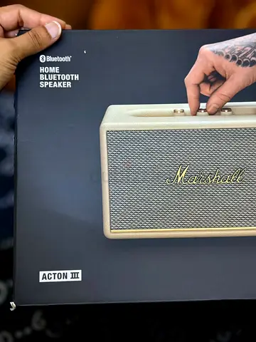 Marshall Acton III Bluetooth Home Speaker - Beige