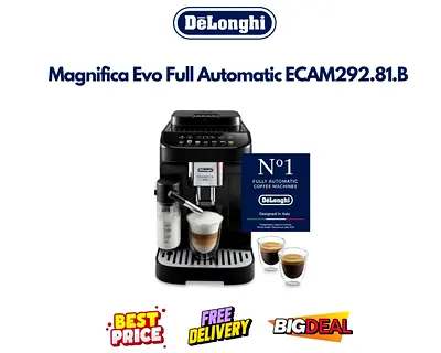 De'Longhi Magnifica Evo Fully Auto Espresso Machine ECAM292.81.B, Excellent Condition, FREE DELIVERY