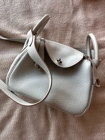 BRAND NEW HERMÈS MINI LINDY BAG GRIS PERLE