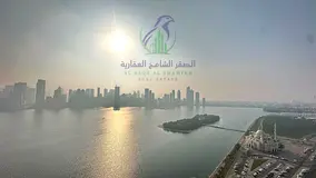 Three bedroom apartment for annual rent in Al Majaz 1 Sharjah free AC free parking free gym pool la
