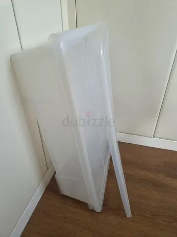 2 x IKEA SAMLA boxes with lids