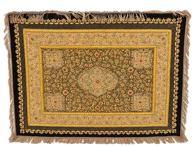 Handmade Persian-style wool rug with fringe — 4x6 ft (good condition)