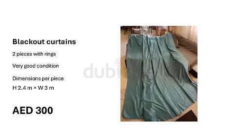 Blackout curtains