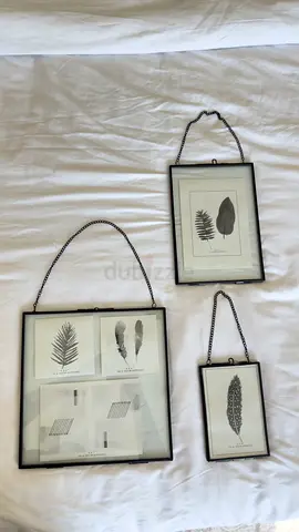 Set of 3 Black Hanging Picture Frames