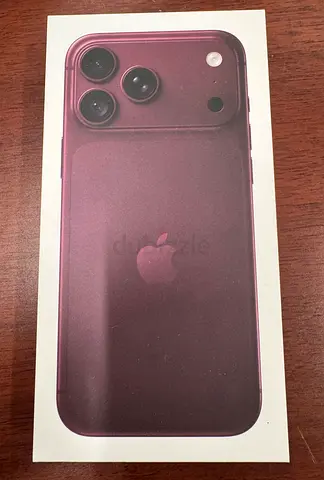 Three brand new sealed Apple iPhone 18pro max in burgundy (boxed) pack purchased from Apple store