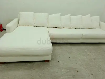 Perfect condition the loom collection lshape sofa