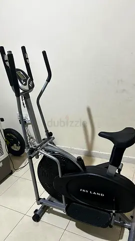 Skyland upright exercise bike with elliptical handles - good condition