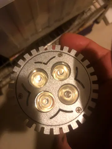 1 indoor / outdoor l e d light, 20,000 hours lifespan. Never used. From Germany.