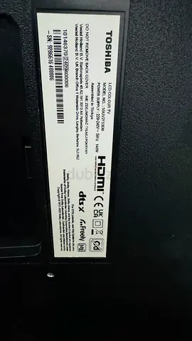 Toshiba 55" LCD TV - Good Working Condition    📺 55 inch
✅ Smart TV (VIDAA)
✅ 4K UHD
✅ HDR + Dolby