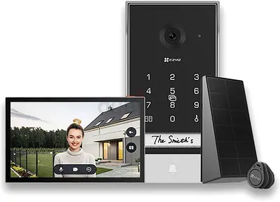 EZVIZ EP7 WiFi Video Intercom 2K, Wireless Door Intercom with Camera & 7" Touchscreen