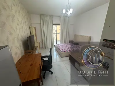 Furnished Studio with Balcony | Pool & Gym | Covered Parking