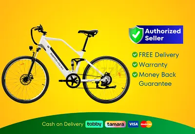 Wind Horse Urban Commuter E Bike - White, F3 | New | Warranty | FREE Delivery