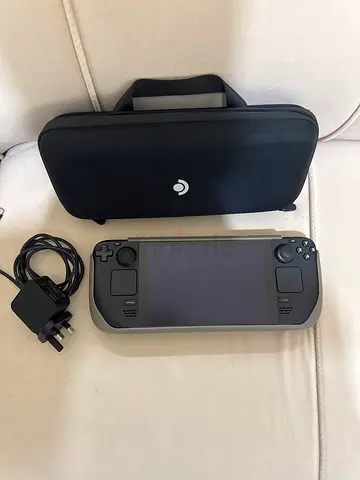 Steam Deck handheld console with carry case and charger (Gray) - Good condition