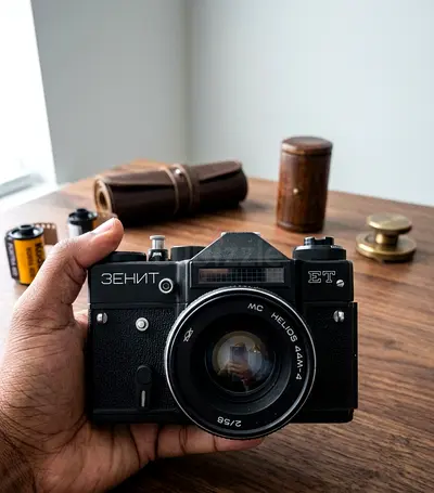 Zenit ET is an SLR camera