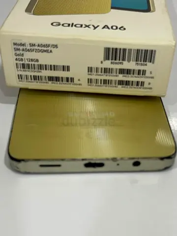 Samsung Galaxy A06 Gold 4GB RAM 128GB - with Box