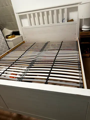 Hemnes ikea bed and mattress