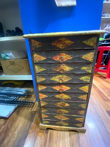 wooden multi-drawer cabinet -55cm height