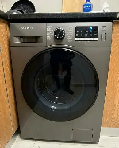 Samsung 8Kg/6Kg Front Loading Washer Dryer Combo with Ecobubble™ & Hygiene Steam (Inox Color)