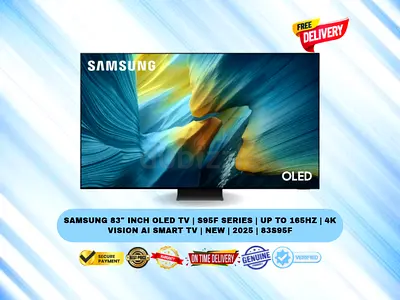 Samsung 83″ Inch OLED TV | S95F Series | Up to 165Hz | 4K Vision AI Smart TV | New | 2025 | 83S95F
