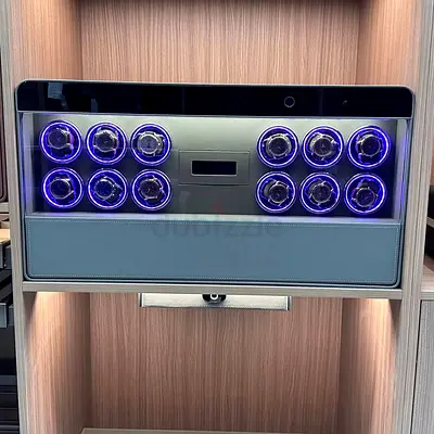 12-slot Automatic Watch Winder with LED Lights