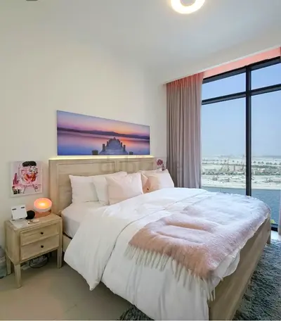 Pottery Bar. Light Wood Super King Bed Frame with Headboard and Nightstand - Premium Mattress